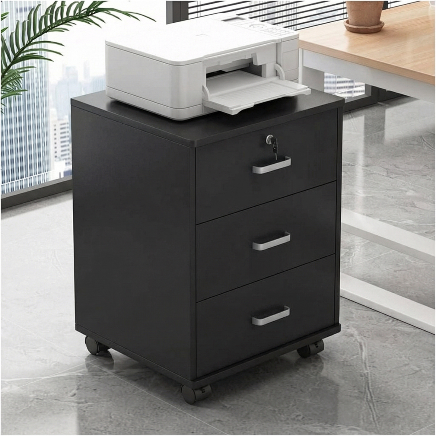 Caisson de bureau 3 tiroirs