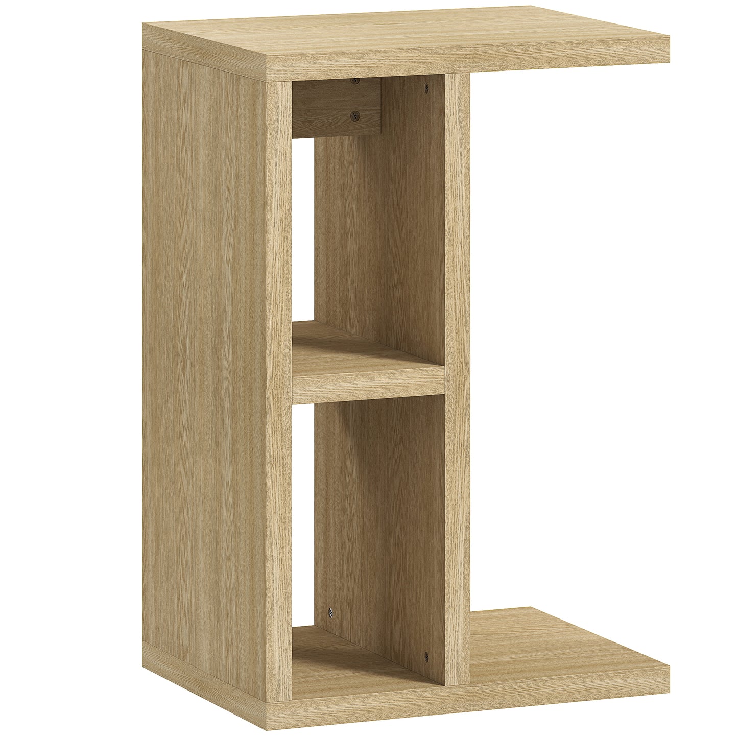 Table d'appoint 3 niveaux en forme de C